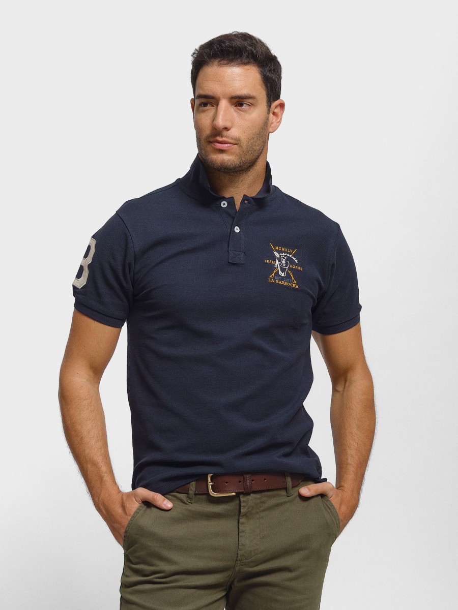 Polos | La Garrocha Polo Numero | Marino