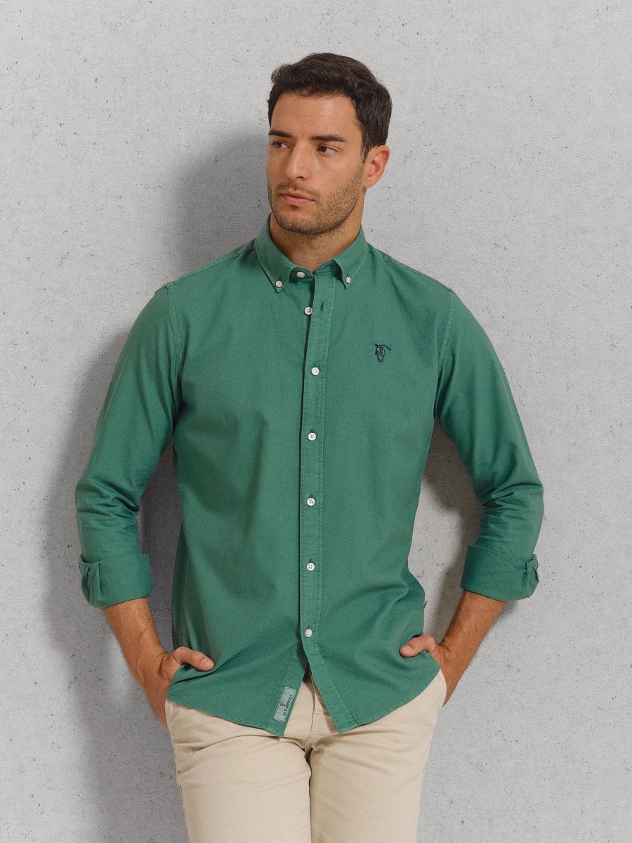 Camisas | La Garrocha Camisa Garment Dyed | Cactus