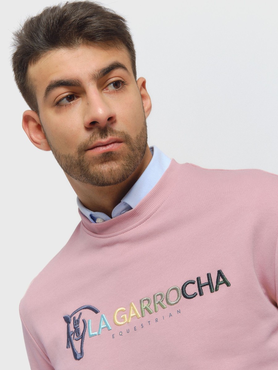 Sudaderas | La Garrocha Sudadera Equestrian | Rosa