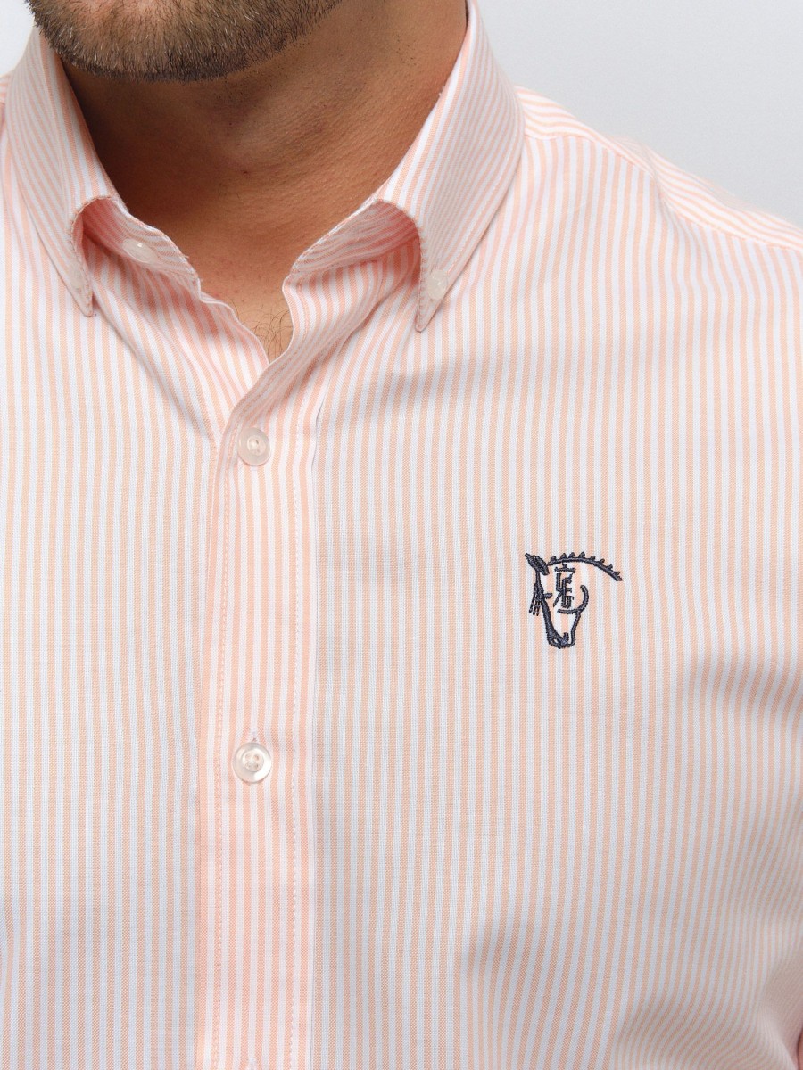 Camisas | La Garrocha Camisa Ribera Mini Oxford | Naranja