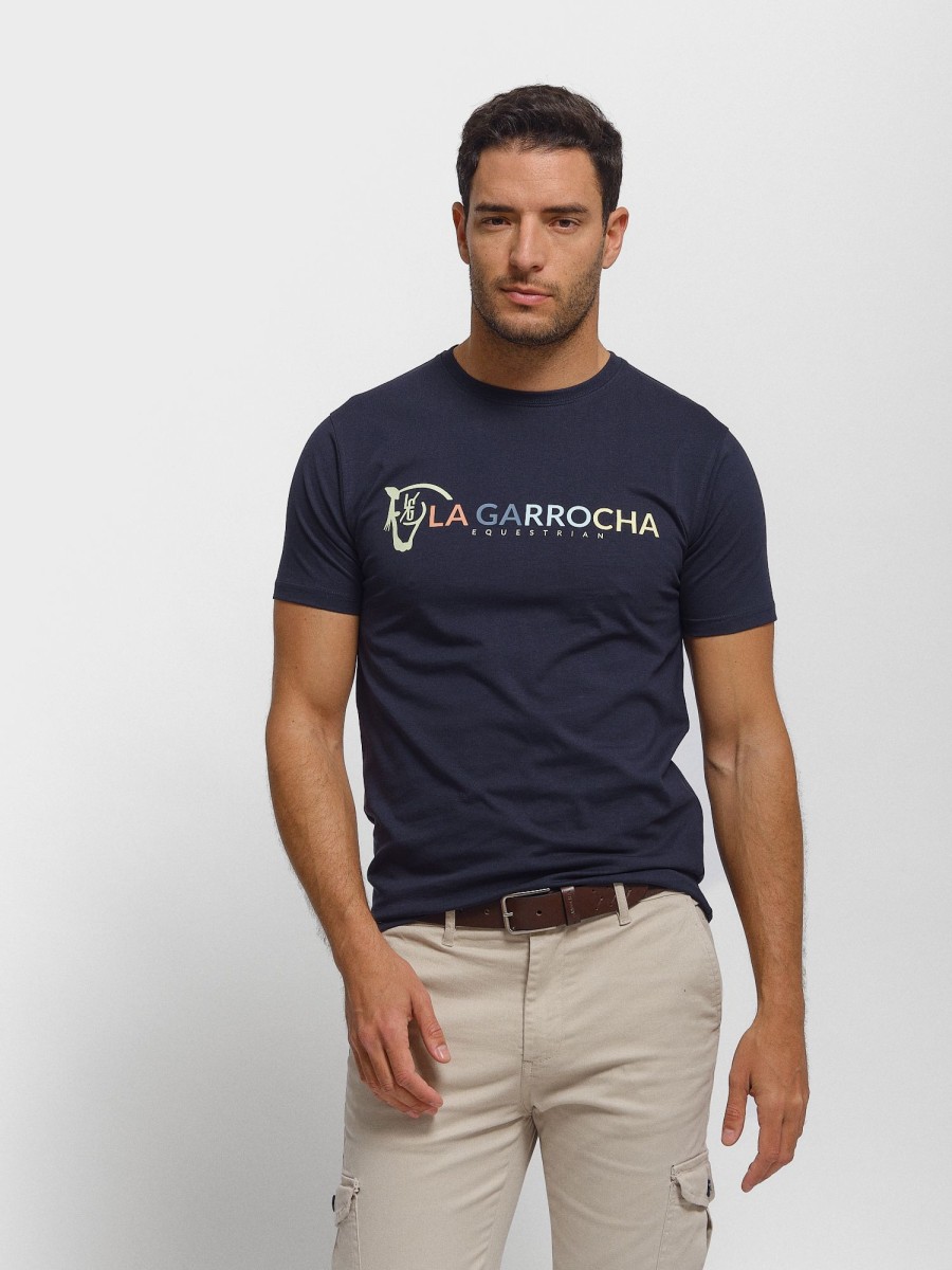 Camisetas | La Garrocha Camiseta Equestrian | Marino