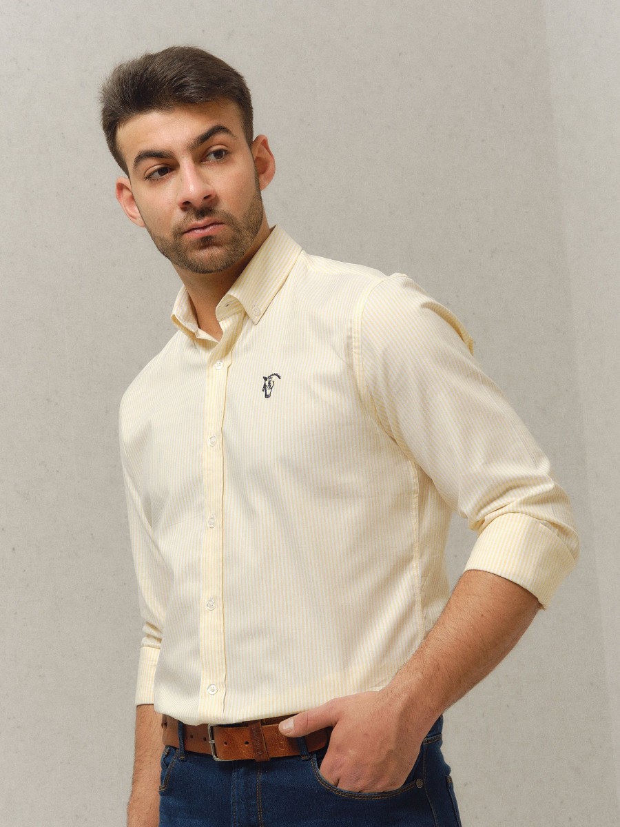 Camisas | La Garrocha Camisa Ribera Mini Oxford | Vainilla