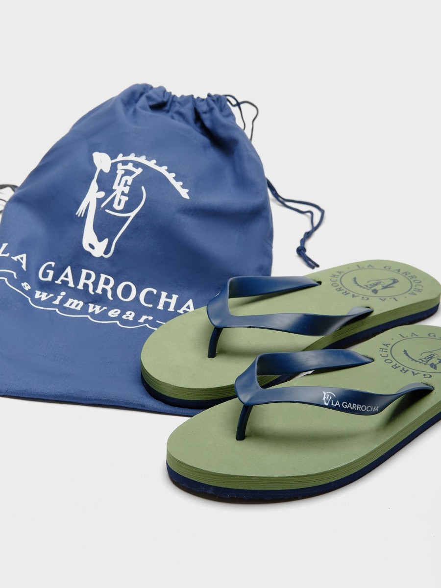 Alpargatas Y Chanclas | La Garrocha Chancla Brand | Salvia