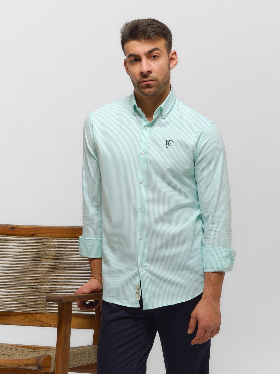 Camisas | La Garrocha Camisa Ribera Mini Oxford | Manzana