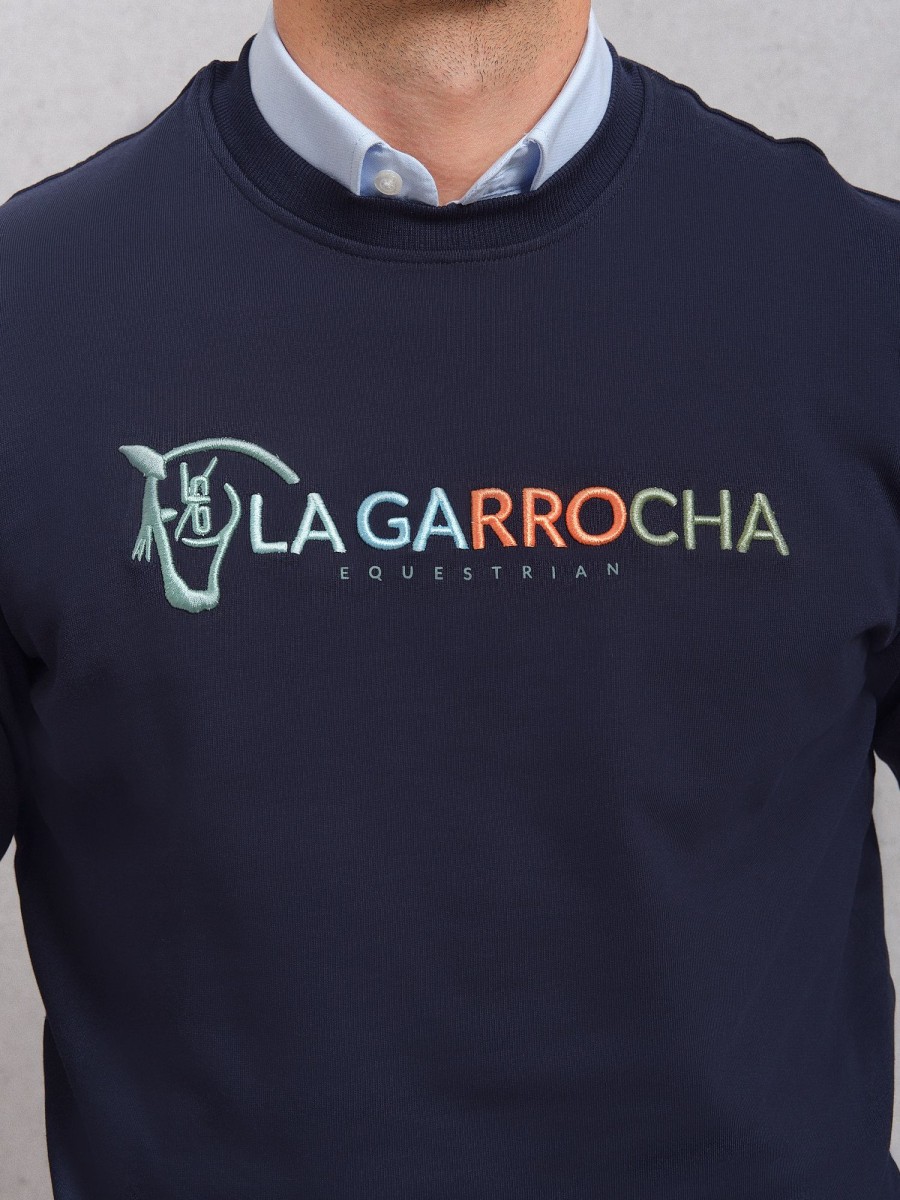 Sudaderas | La Garrocha Sudadera Equestrian | Marino