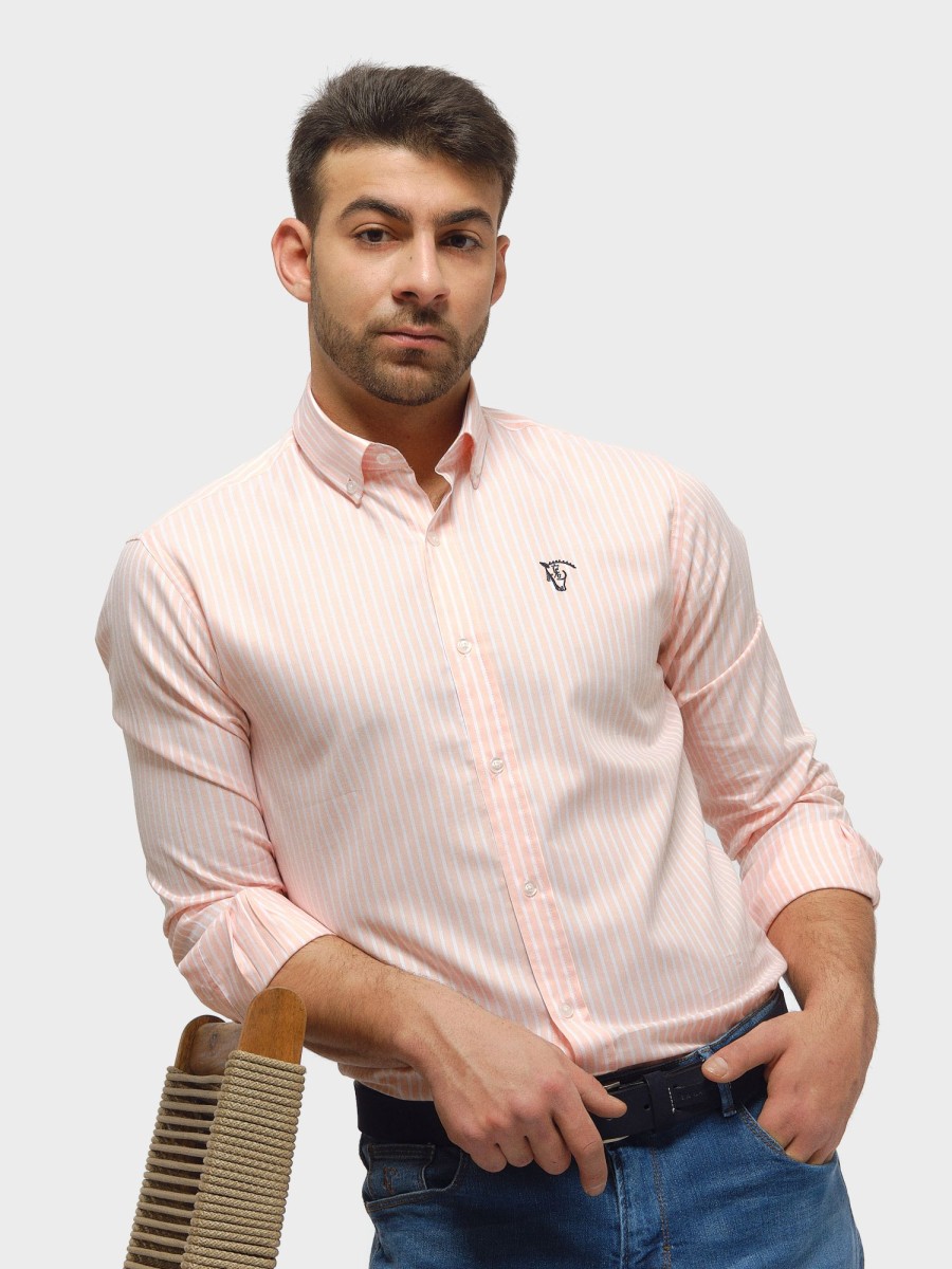 Camisas | La Garrocha Camisa Calabria Mini Oxford | Naranja