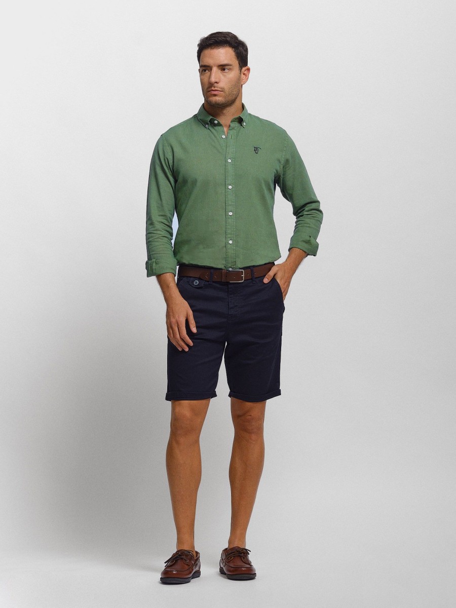 Bermudas | La Garrocha Bermuda Clasica | Marino