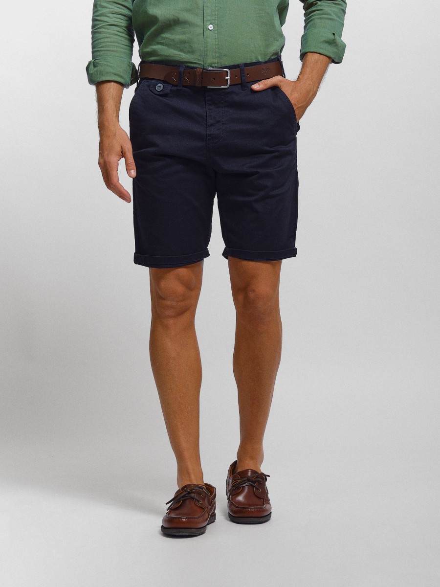 Bermudas | La Garrocha Bermuda Clasica | Marino