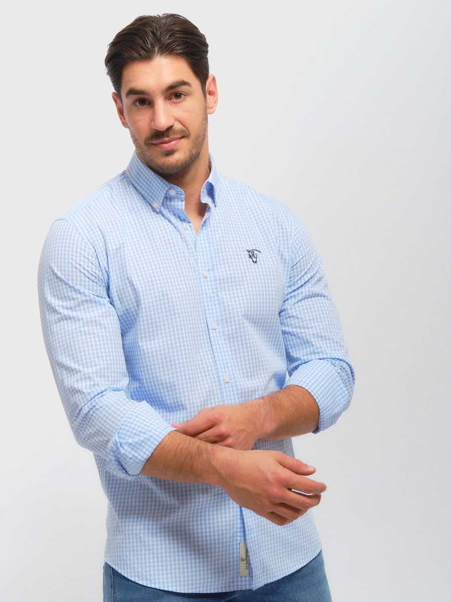 Camisas | La Garrocha Camisa Castela | Celeste